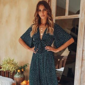 Hello Molly Stuck In Your Ways Midi dress